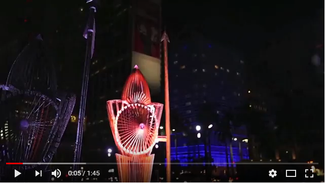 The 100 Shield Warriors exhibition, Bayfront Park, Art Basel Miami 2014