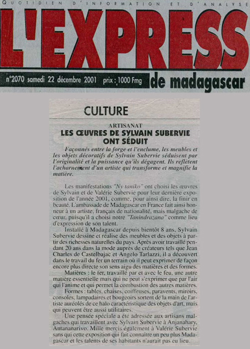 Express de Madagascar Dec 2001