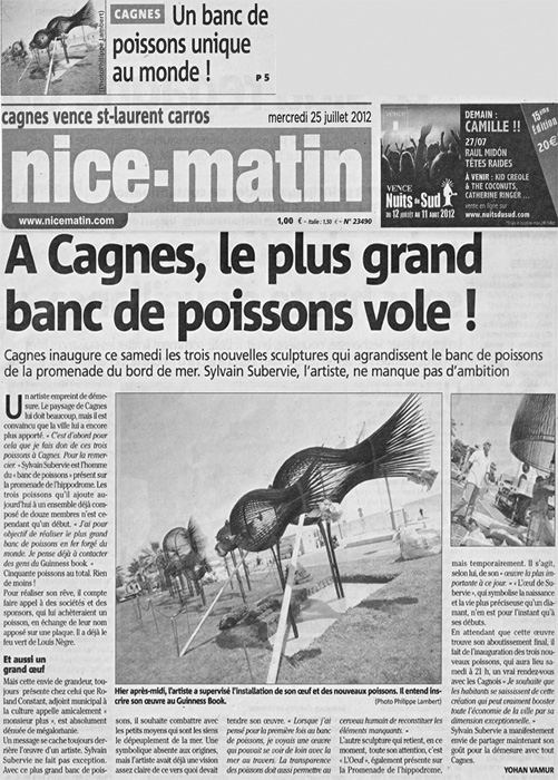 Nice Matin 25/07/2012