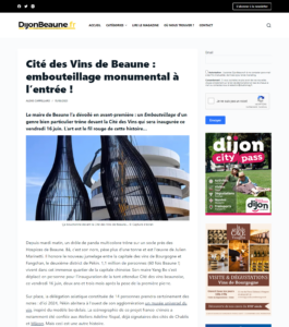 ARTICLE EMBOUTEILLAGE DIJON BEAUNE 1